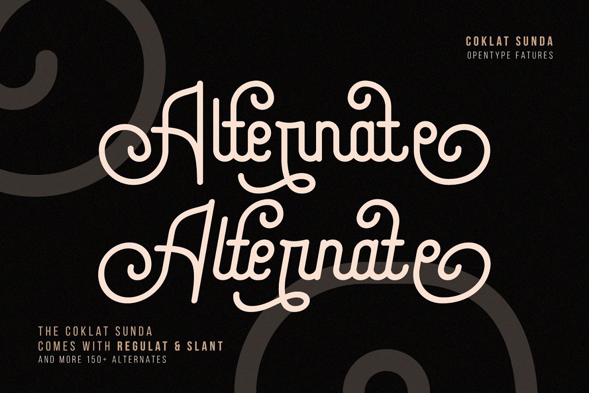 Example font Coklat Sunda #3